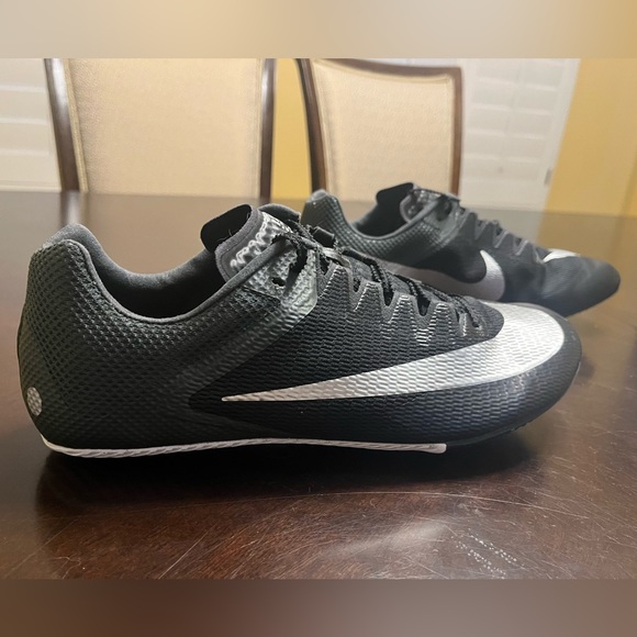 New Nike Zoom Rival Metallic Black travk Field shoes Size US 12 - Picture 4 of 15